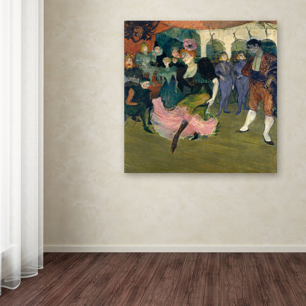 'Marcelle Lender Dancing' Canvas Art by Henri Tolouse-Lautrec