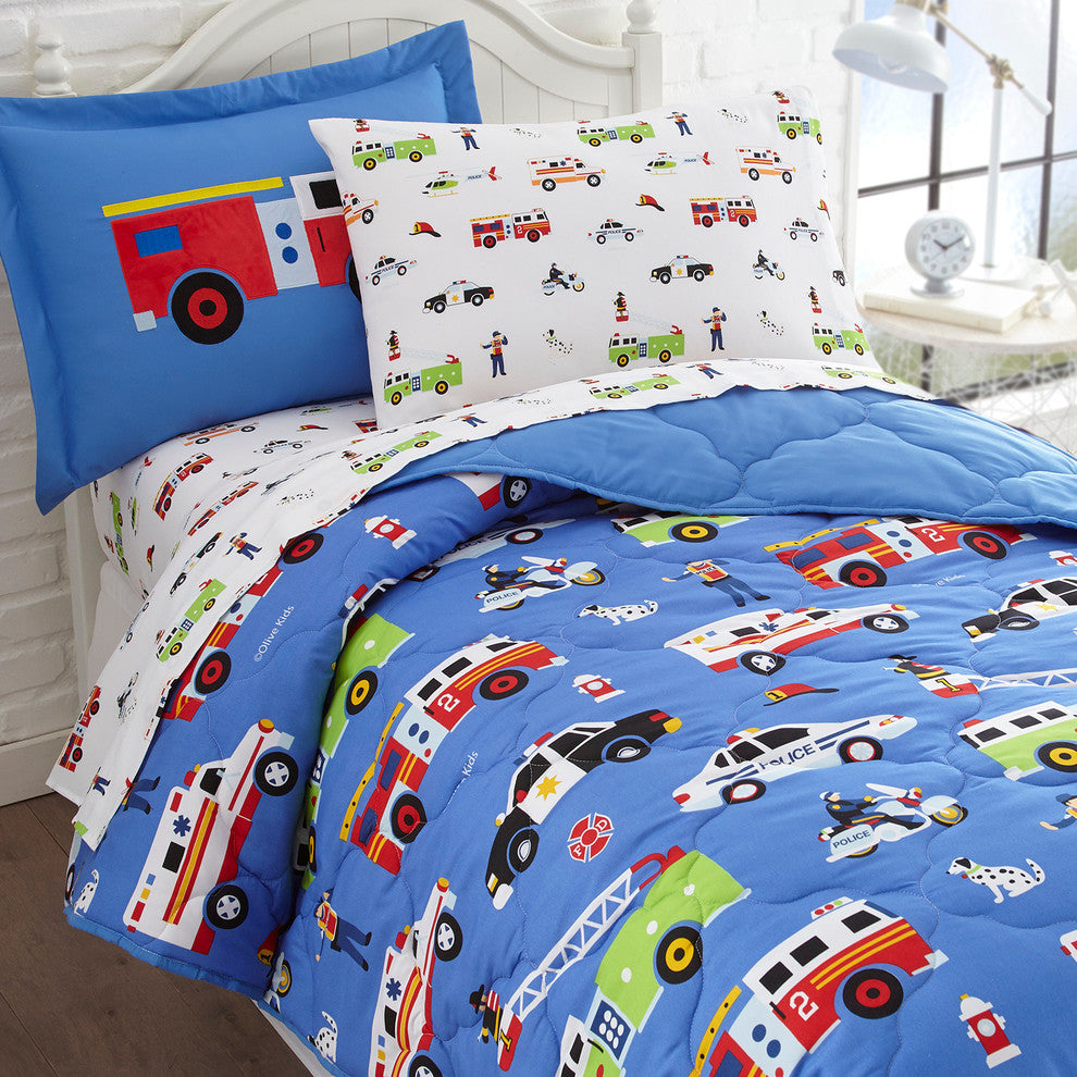 Olive Kids Heroes 7-Piece Bed in a Bag, Full