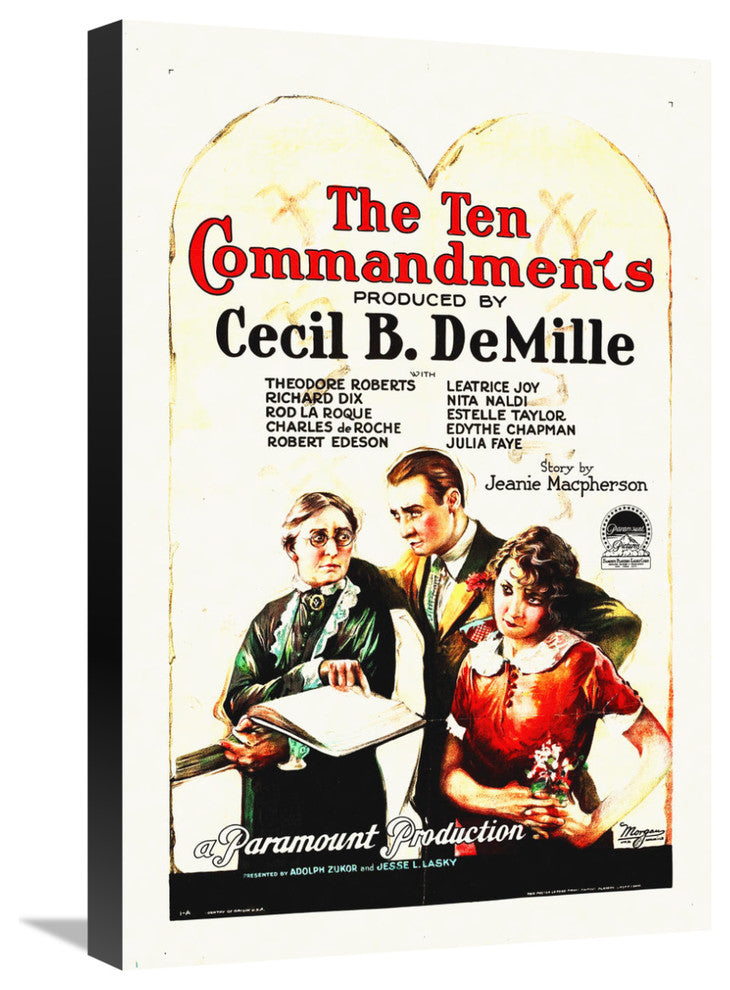 "The Ten Commandments" Canvas Giclee by Hollywood Photo Archive, 16"x24"