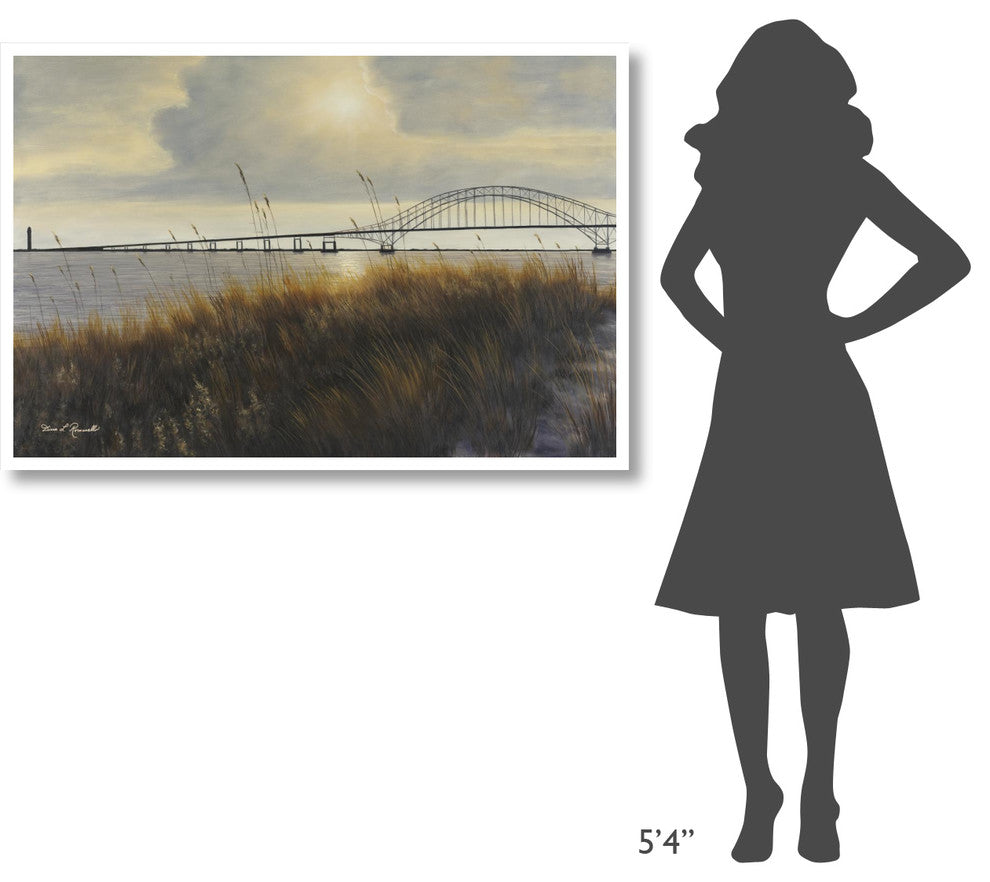 "Leisure Time on Long Island" Digital Paper Print by Diane Romanello, 50"x34"
