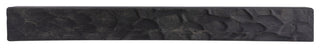 Rough Hewn Fireplace Shelf Mantel, Midnight Black, 60"