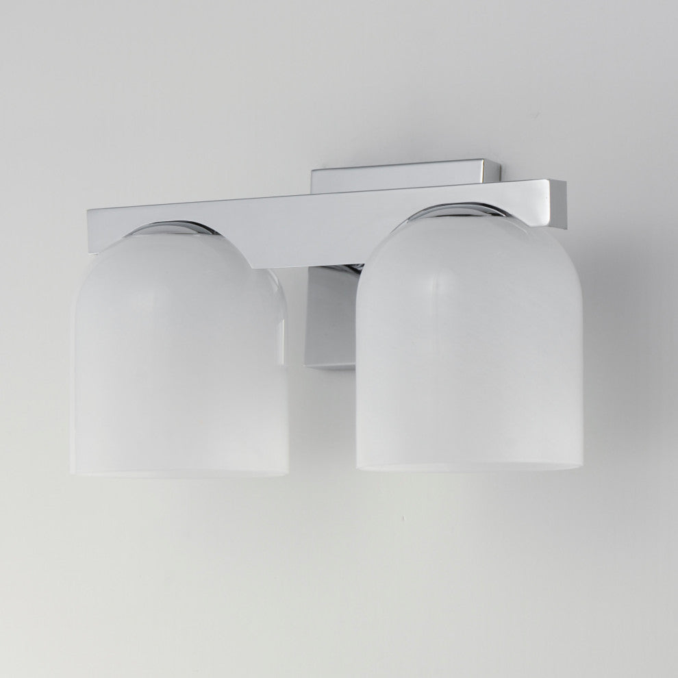 Maxim 21232MR Scoop 2 Light 14"W Vanity Light - Natural Aged Brass