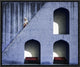 "The Emptiness Of Waiting" Framed Canvas Giclee by Piet Flour, 17x14"