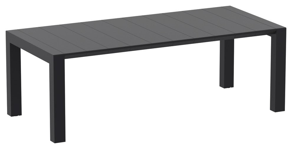 Compamia Vegas 70"-86" Extendable Dining Table, Black