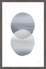 "Spheres Merging" Framed Painting Print, 16"x24"