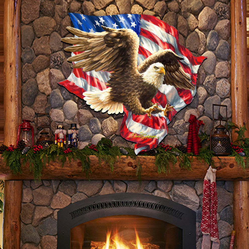 American Liberty Eagle Wall and Door Hanger by Dona Gelsinger