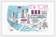 "Chic New York" Framed Painting Print, 45"x30"