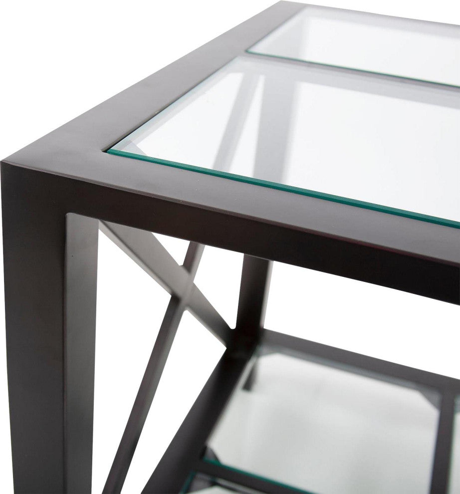 Elegant Black Doshi Side Table