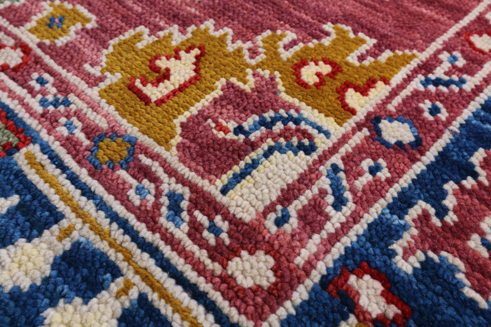 Handmade Turkish Oushak Wool Rug 4' 2" X 6' 3" - Q15888