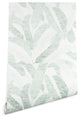 Deny Designs Holli Zollinger Banana Leaf Light Wallpaper, Green, 2''x8''