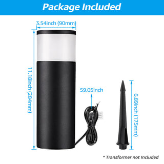 4 Pack LED Pathway Light, 5W Low Voltage, 4000K Cool White