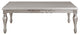 Wood Rectangular Coffee Table, Platinum
