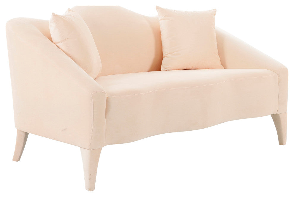 Naya Peche Velvet Loveseat