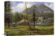 "Sierra Nevada Mountains" Stretched Canvas Giclee by Albert Bierstadt, 16"x12"