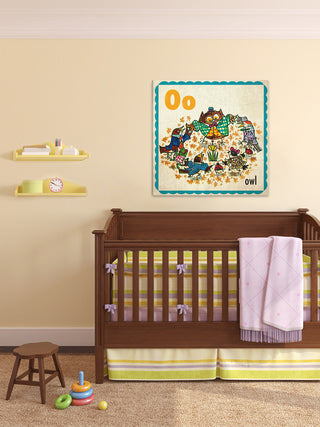 "Owl" Painting Print on Canvas by Curtis