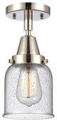 INNOVATIONS LIGHTING 447-1C-PN-G54-LED Small Bell Flush Mount
