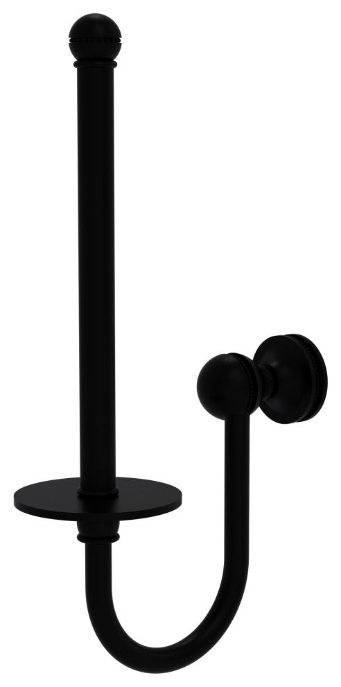 Mambo Upright Toilet Tissue Holder, Matte Black