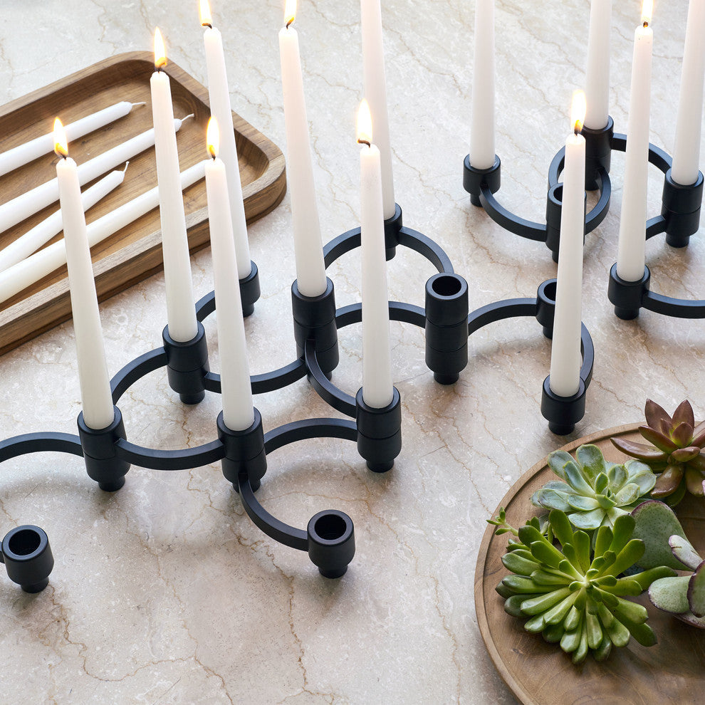 Eos Candleholders, Set of 5