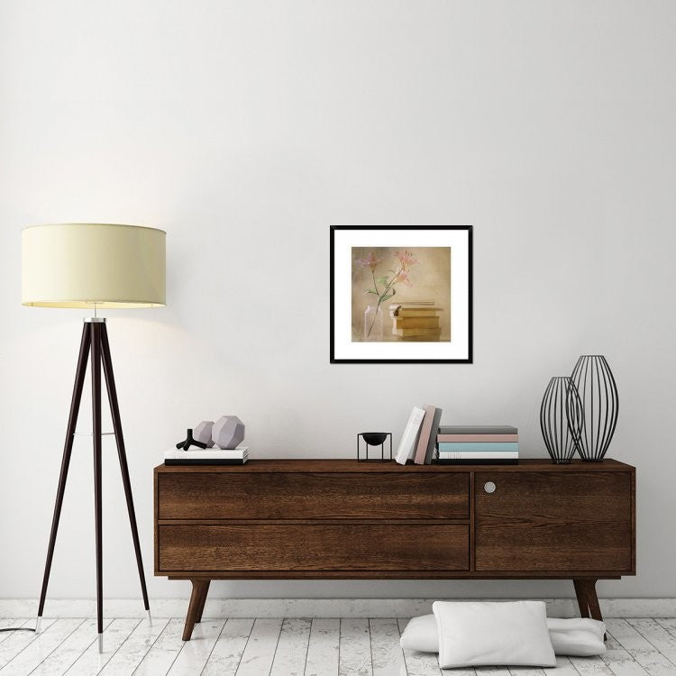 "Slowly But Surely" Framed Digital Print by Delphine Devos, 26"x26"