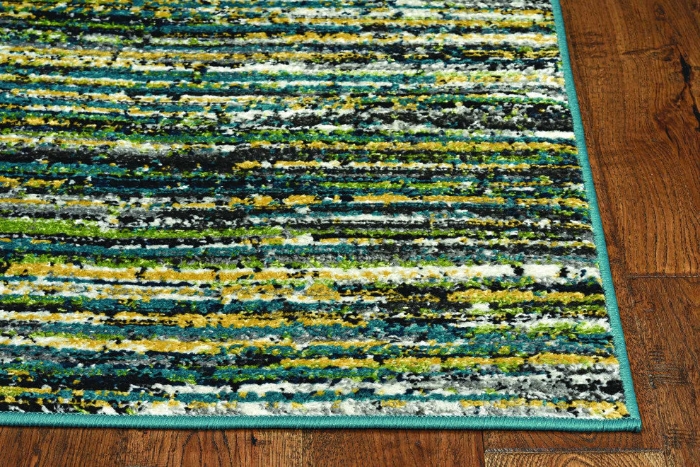 HomeRoots 91" X 130" Beige Polypropylene Rug