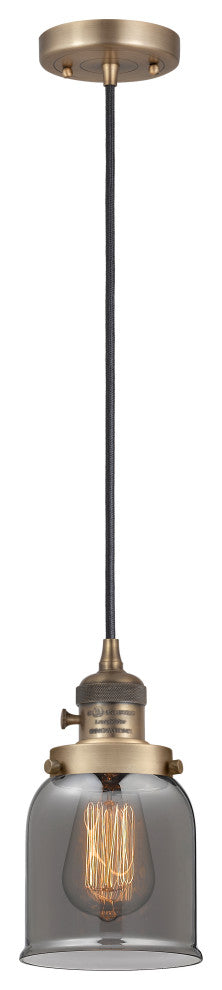 INNOVATIONS 201CSW-BB-G53 1-Light Mini Pendant Brushed Brass
