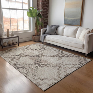 Addison Premium Washable Mayfield AMF121 Brown 9' x 12' Rug