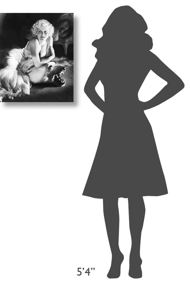 "Jean Harlow" Stretched Canvas Giclee by Hollywood Photo Archive, 18"x22"