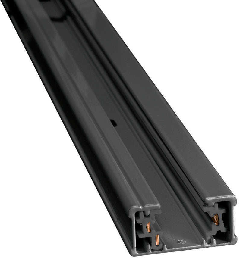 2-Ft Single Circuit Track, Black, 2'