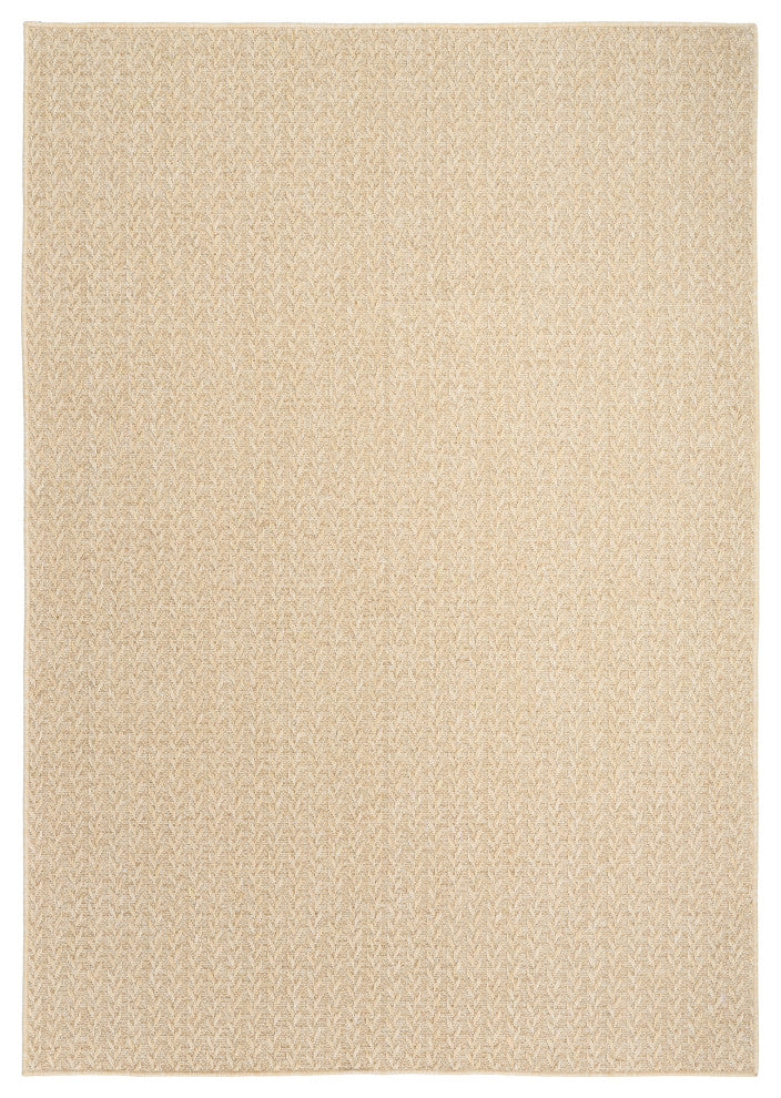Nourison Tulum 6' x 9' Cream Outdoor Rug