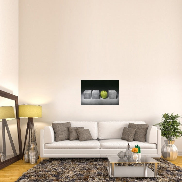 "Green" Stretched Canvas Giclee by Christophe Verot, 36x24"