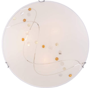 Quoizel PCSL1616 Stellar 3 Light 16"W Flush Mount Ceiling Fixture - Polished