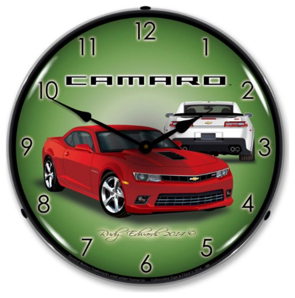 GMRE1401491 2014 SS Camaro Red Rock Clock
