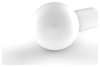 1" Cabinet Knob, Matte White