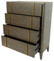 Modrest Oakley Mid-Century Dark Brown Chest