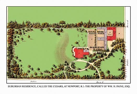 Suburban Residence, Called the Cedars, at Newport, Rhode Island