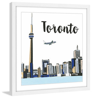 "Toronto Lakeview" Framed Print by Molly Rosner