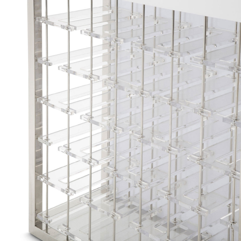 State St. Wine Bar Cabinet - Off White