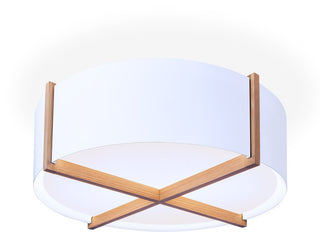 Plura 24 Pendant, Walnut, Gloss White, Integrated Led - 2700k - P1 Driver