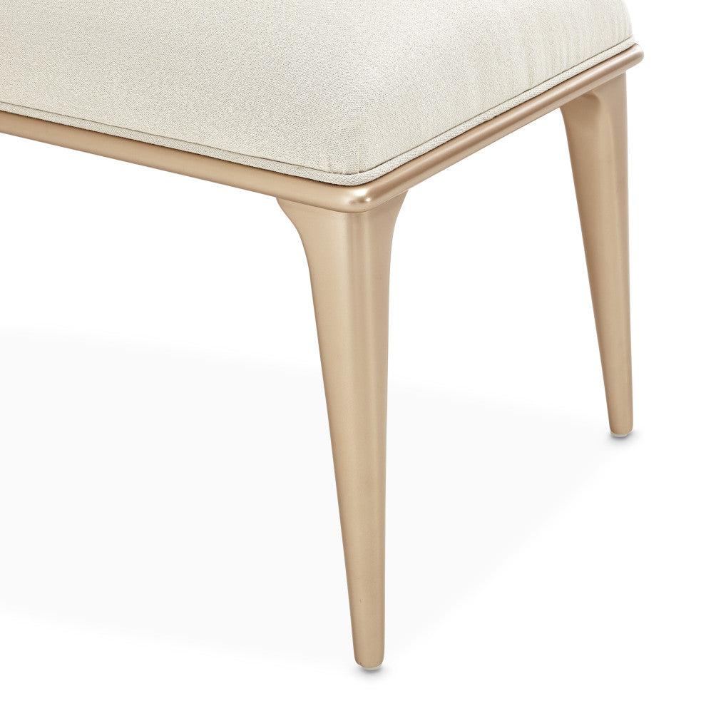 La Rachelle Accent Bench - Medium Champagne