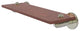 Soho 16" Solid Wood Shelf, Polished Nickel