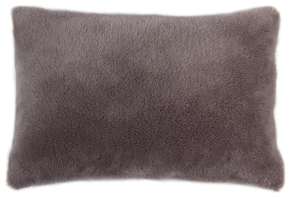 Luzio Taupe Conscious Wool Pillow 15.7x23.6