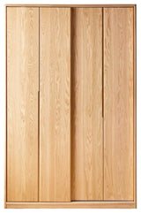 Oak Solid Wood Wardrobe Sliding Door