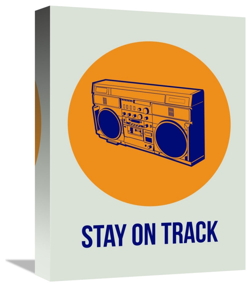 "Stay On Track BoomBox 1" Fine Art Print