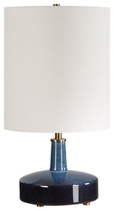 Uttermost Abyss Blue Table Lamp