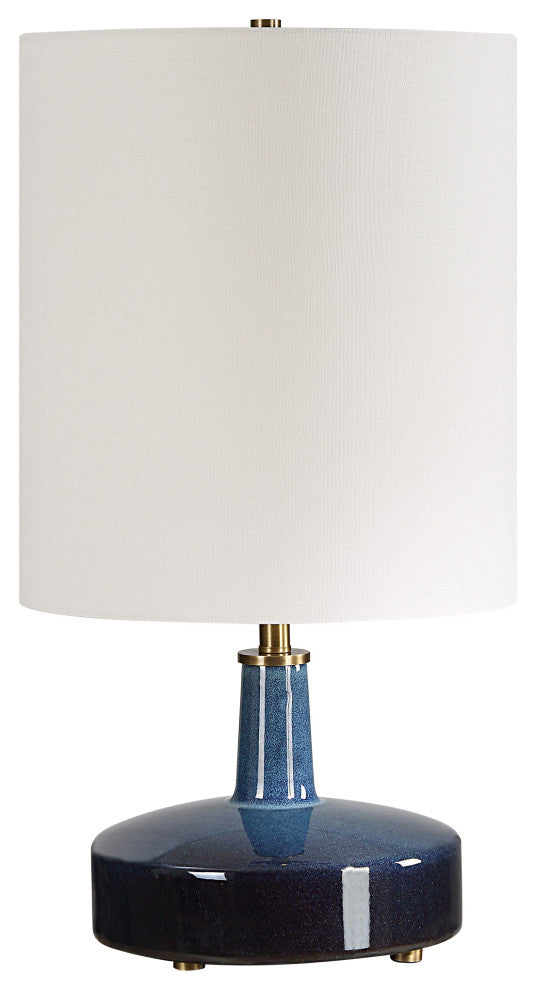 Uttermost Abyss Blue Table Lamp