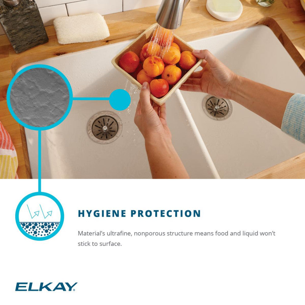 Quartz Classic 33" Single Bowl Undermount Sink Kit With Filtered Faucet, Greysto