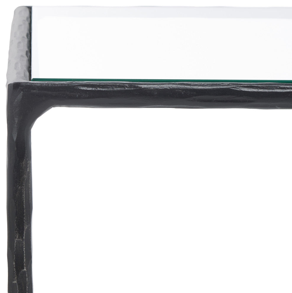 Safavieh Couture Jessa Metal Coffee Table, Black