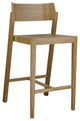 The 100 Counter Stool, 25.5" Seat Height, Oak