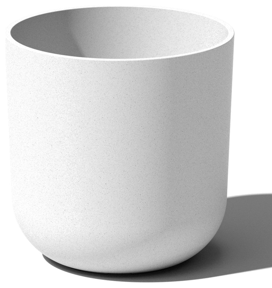 Pure Series Kona Planter, White, 15 Inches, 1 Pack