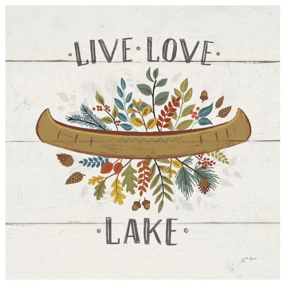 "Peace and Lodge I" Digital Paper Print by Janelle Penner, 42"x42"